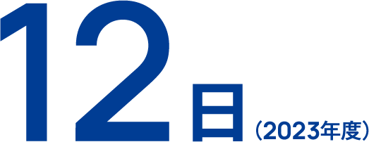 12日（2023年度）